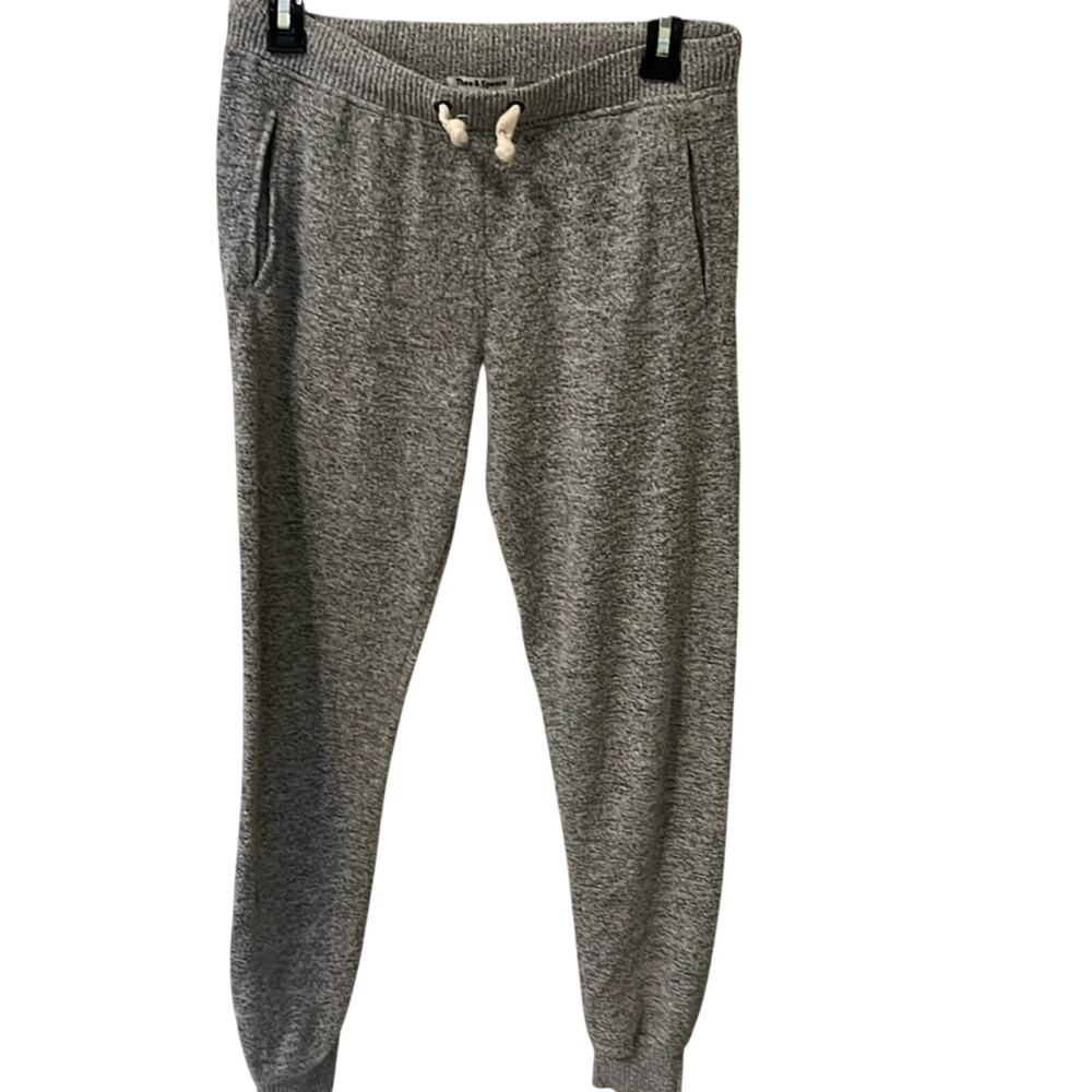 Theo & Spence Soft Gray Jogger Sweatpants Size XS Athleisure Nordstrom Cozy